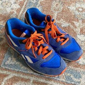 Reebok Kids Blue and Orange Sneakers